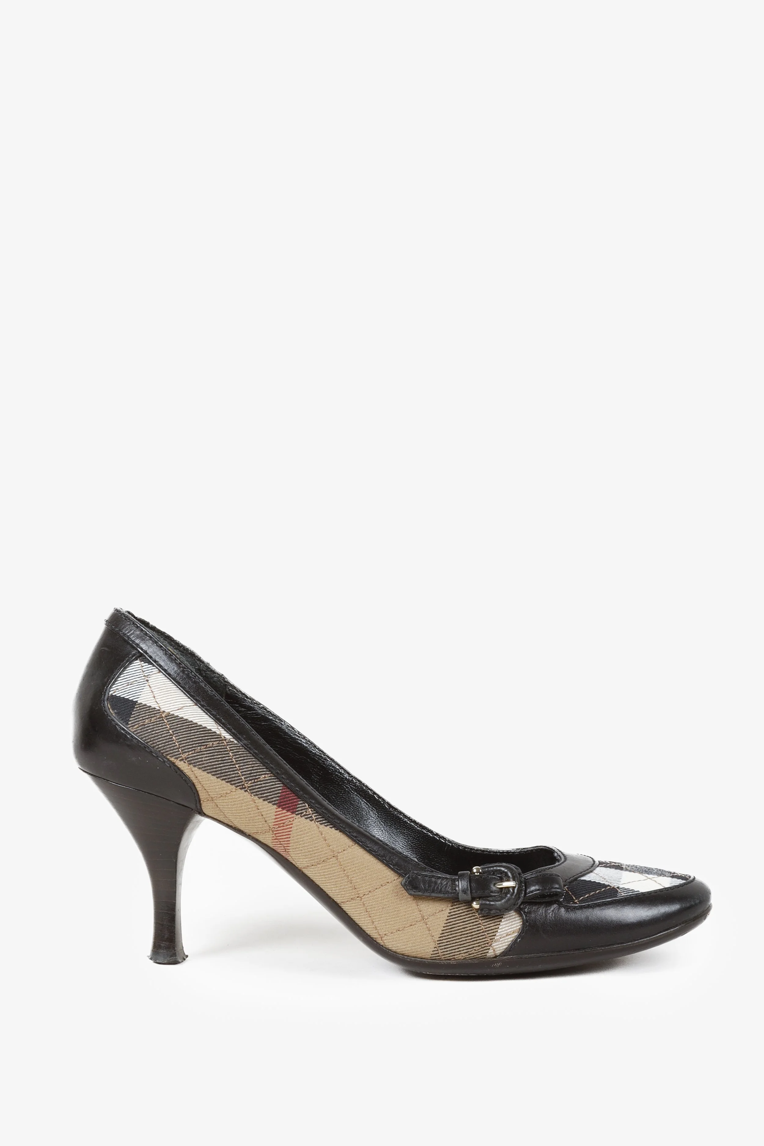 Burberry plaid pumps deals